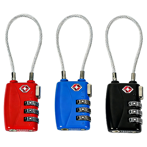 Kunci kabel brankas tampilan senjata