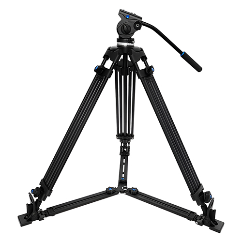 Tripod Camcorder Video Tugas Berat Profesional dengan Kepala Cairan