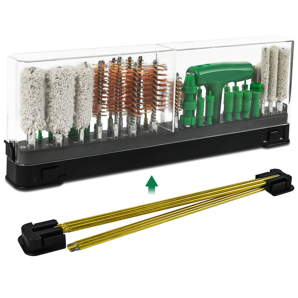 OEM ODM Aksesori Kit Pembersih Senjata Universal Perlengkapan Universal Profesional Untuk Semua Kit Pembersih Senjata