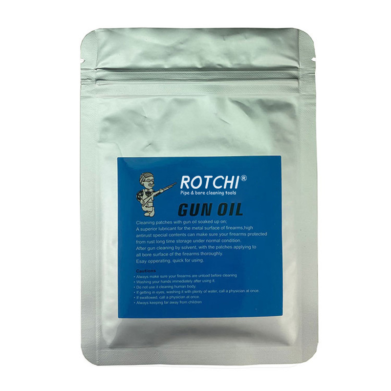 Patch Pembersih Senjata Penyerap Minyak Kemasan Opp