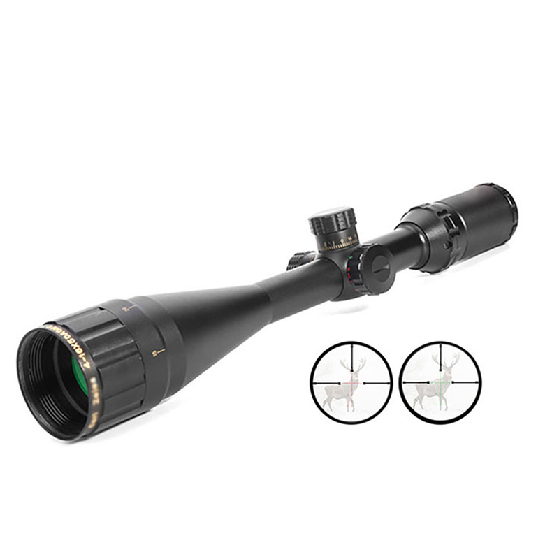 Taktis Merah Hijau Crosshair Recticle Air Riflescope 4-16x50 Senjata Berburu Lingkup Senjata Tentara Senapan Angin Pemandangan Optik